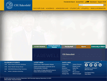 Tablet Screenshot of csub.edu