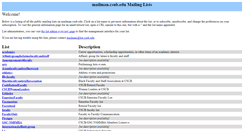 Desktop Screenshot of mailman.csub.edu
